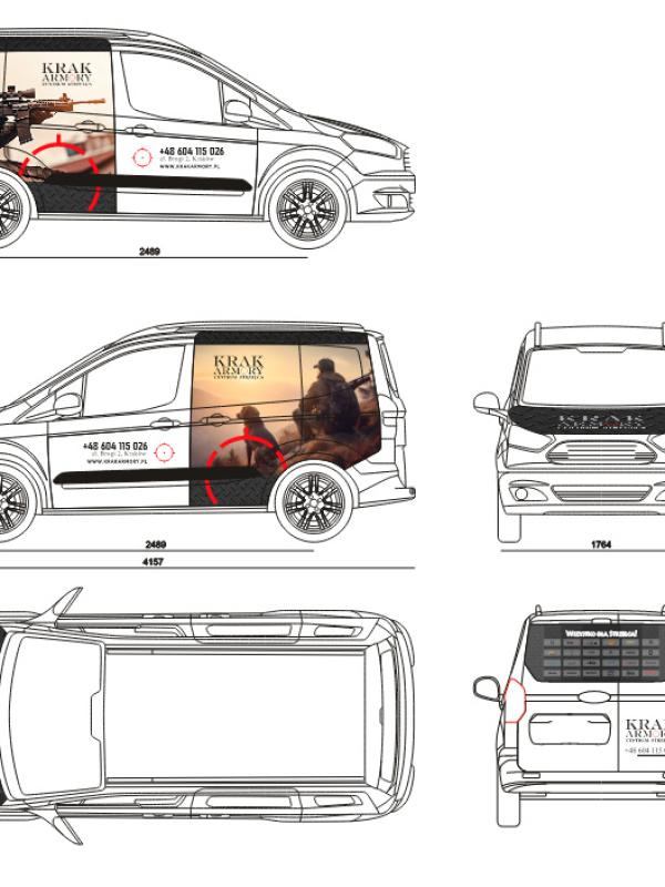 Oklejenie auta - Krakarmory