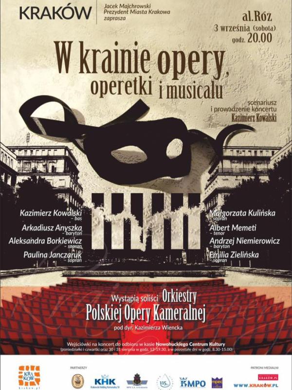 Plakat promujący wydarzenie uliczne