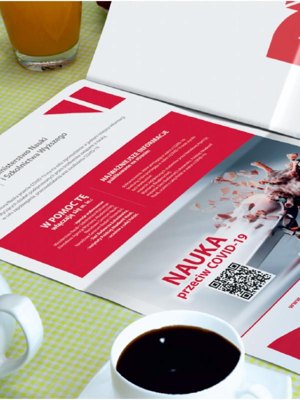 Reklama prasowa dla Biura Ministra MNiSW 