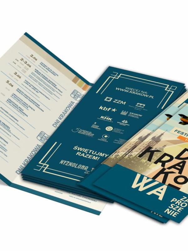 Zaproszenie/ulotka Dni Krakowa